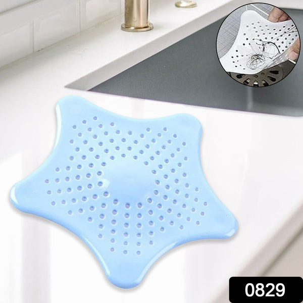 Silicone Star Shaped Sink Filter Bathroom Hair Catcher Drain Strainers for Basin